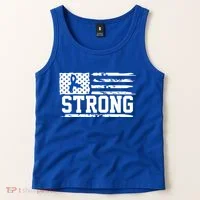 Strong Colon Cancer Awareness Flag Tank Top thumb 2