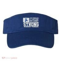 Strong Colon Cancer Awareness Flag Visor thumb 0