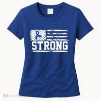 Strong Colon Cancer Awareness Flag Women's T-Shirt thumb 0