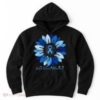 Sunflower Colon Cancer Awareness Month Hoodie thumb 0