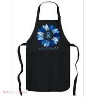Sunflower Colon Cancer Awareness Month Apron thumb 0
