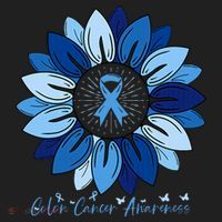 Sunflower Colon Cancer Awareness Month Beanie thumb 2