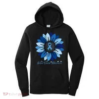Sunflower Colon Cancer Awareness Month Women's Hoodie thumb 0