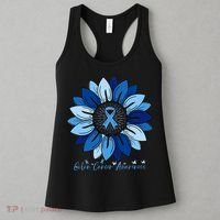 Sunflower Colon Cancer Awareness Month Women's Tank Top thumb 3