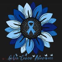 Sunflower Colon Cancer Awareness Month Women's Tank Top thumb 5
