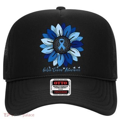 Sunflower Colon Cancer Awareness Month Hat