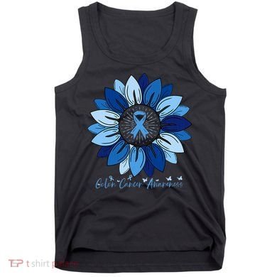 Sunflower Colon Cancer Awareness Month Tank Top