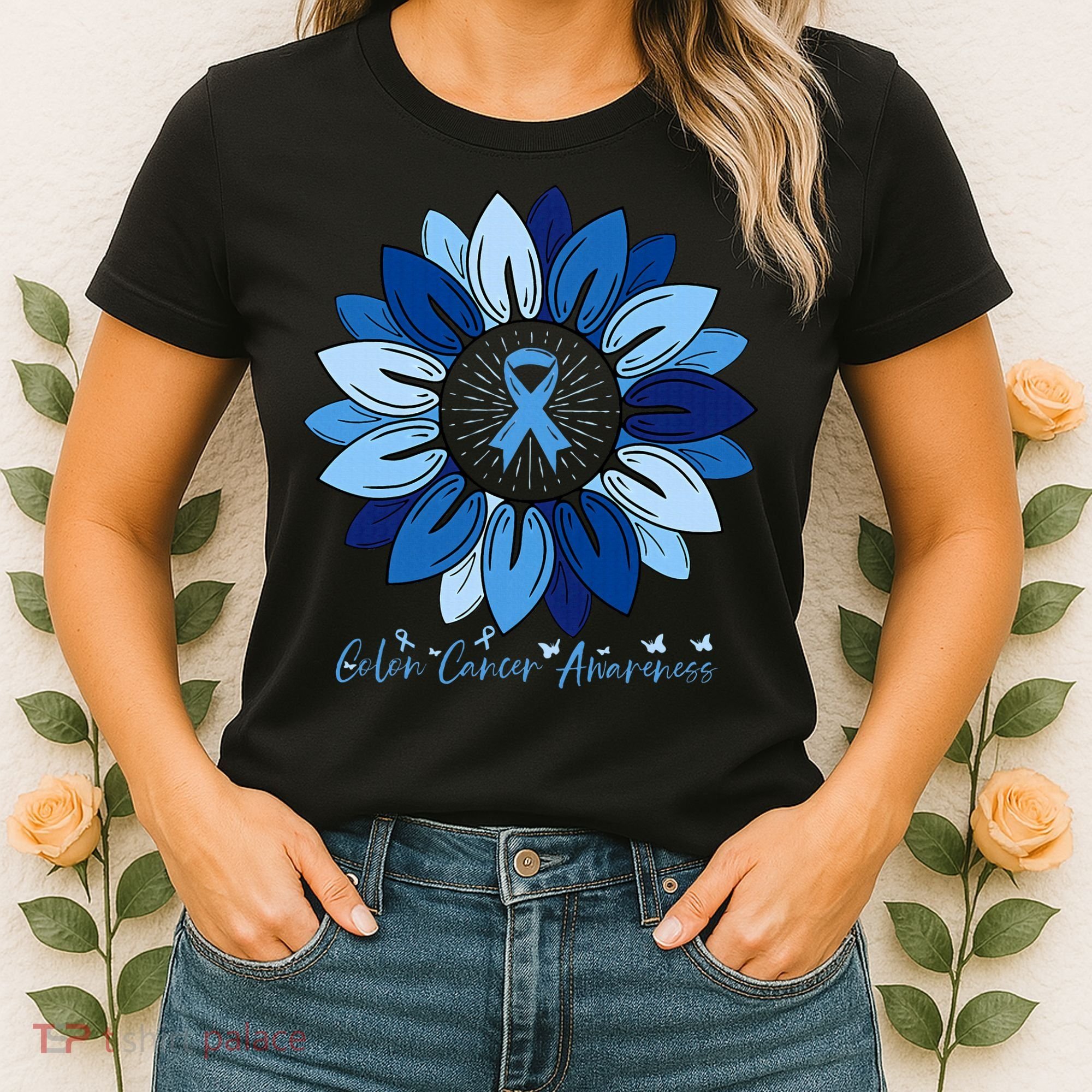 Sunflower Colon Cancer Awareness Month Women's T-Shirt
