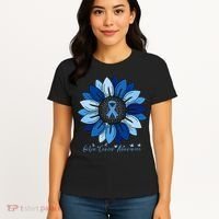 Sunflower Colon Cancer Awareness Month Women's T-Shirt thumb 4