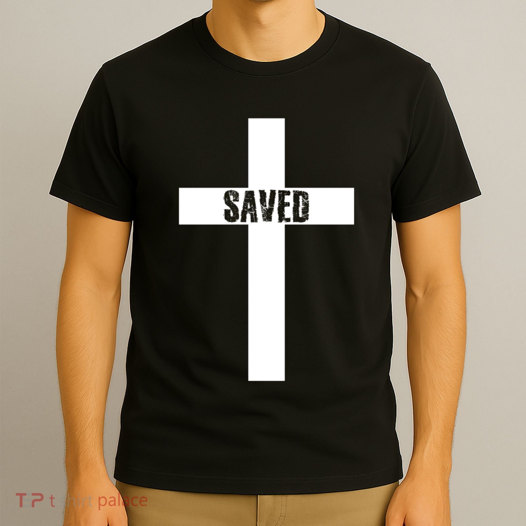 Saved Cross Christian Inspirational T-Shirt