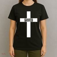Saved Cross Christian Inspirational T-Shirt thumb 4