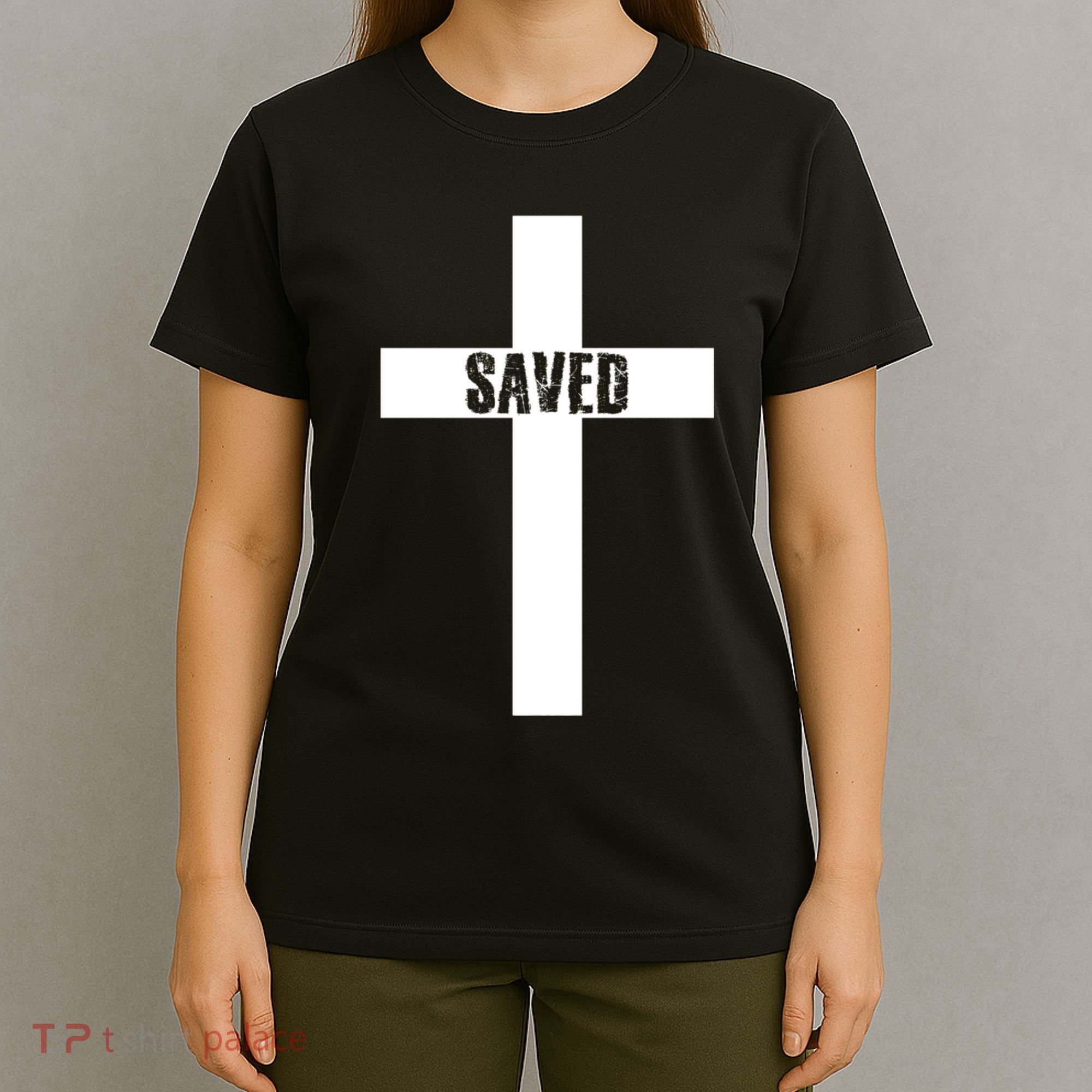 Saved Cross Christian Inspirational T-Shirt