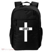 Saved Cross Christian Inspirational Backpack thumb 0