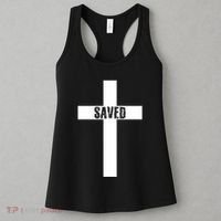 Saved Cross Christian Inspirational Women's Tank Top thumb 3