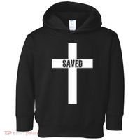 Saved Cross Christian Inspirational Toddler Hoodie thumb 0