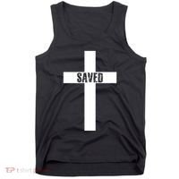 Saved Cross Christian Inspirational Tank Top thumb 0