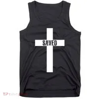 Saved Cross Christian Inspirational Tank Top thumb 0