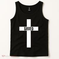 Saved Cross Christian Inspirational Tank Top thumb 2