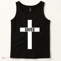 Saved Cross Christian Inspirational Tank Top thumb 2