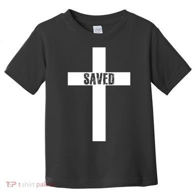 Saved Cross Christian Inspirational Toddler T-Shirt