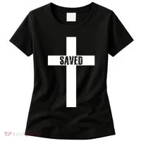 Saved Cross Christian Inspirational Women's T-Shirt thumb 0