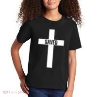 Saved Cross Christian Inspirational Kids T-Shirt thumb 2