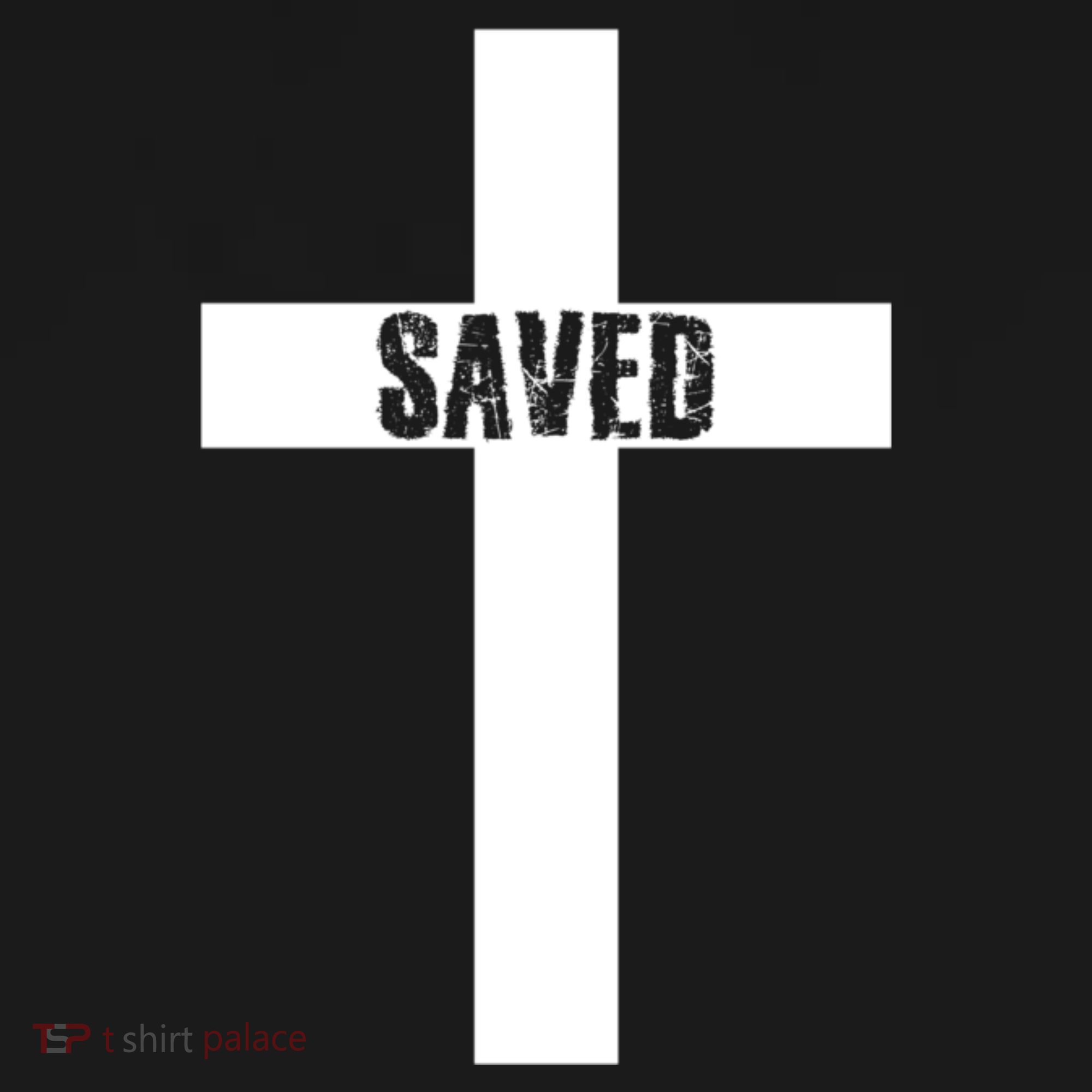 Saved Cross Christian Inspirational Tote Bag