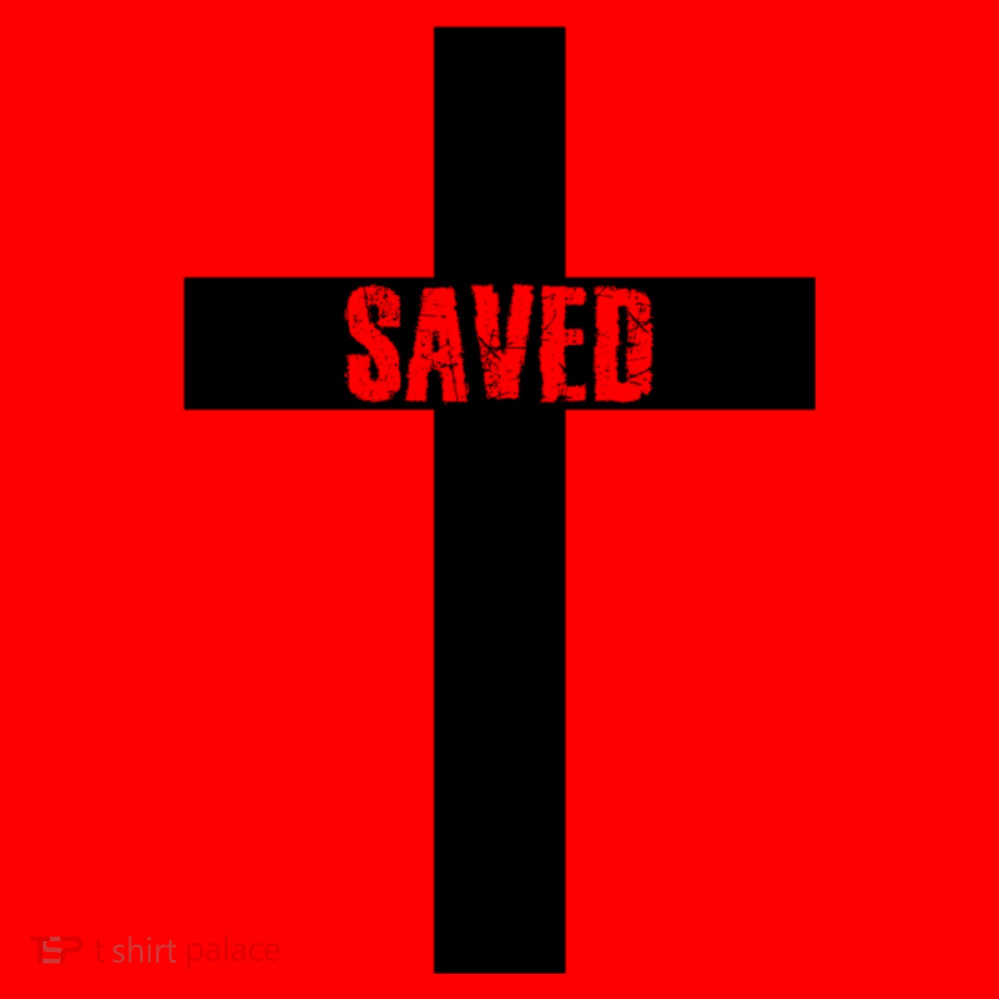 Saved Cross Christian Inspirational Santa Hat
