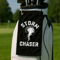 Storm Chaser Costume Tornado Twister Chasers Golf Towel thumb 2