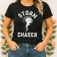 Storm Chaser Costume Tornado Twister Chasers Women's T-Shirt thumb 2