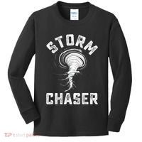 Storm Chaser Costume Tornado Twister Chasers Kids Long Sleeve Shirt thumb 0
