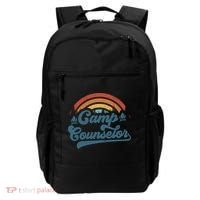 Summer Camp Counselor Staff Groovy Rainbow Camp Counselor Backpack thumb 0