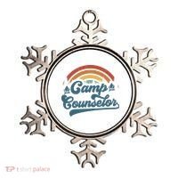 Summer Camp Counselor Staff Groovy Rainbow Camp Counselor Ornament thumb 0