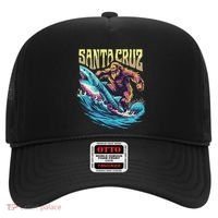 Santa Cruz California Summer Surfing Bigfoot Shark Hat thumb 0