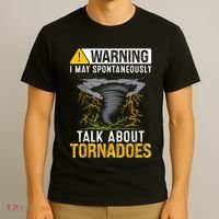 Storm Chaser Costume Tornado For Boy Meteorologist Tornado T-Shirt thumb 3