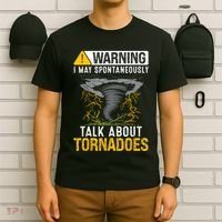 Storm Chaser Costume Tornado For Boy Meteorologist Tornado T-Shirt thumb 6
