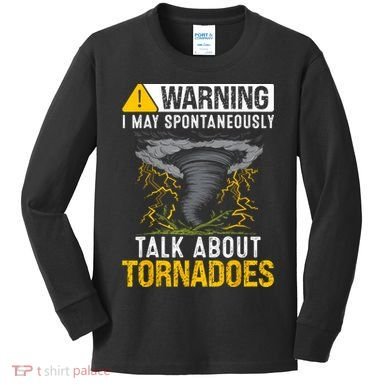 Storm Chaser Costume Tornado For Boy Meteorologist Tornado Kids Long Sleeve Shirt