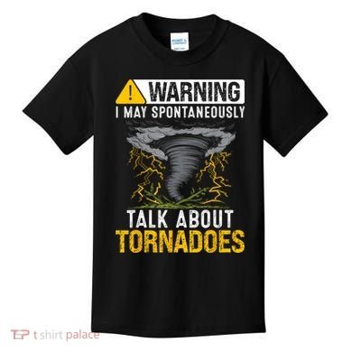 Storm Chaser Costume Tornado For Boy Meteorologist Tornado Kids T-Shirt