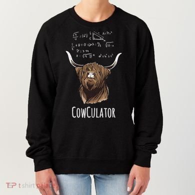 Scottisch Cow Cowculator Scottish Highland Cattle Women's Sweatshirt