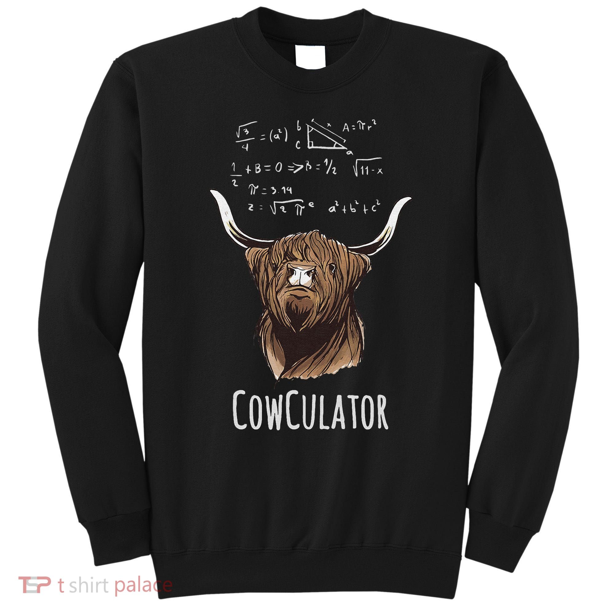 Scottisch Cow Cowculator Scottish Highland Cattle Sweatshirt
