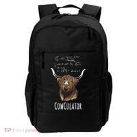 Scottisch Cow Cowculator Scottish Highland Cattle Backpack thumb 0