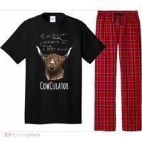 Scottisch Cow Cowculator Scottish Highland Cattle Pajama Set thumb 0