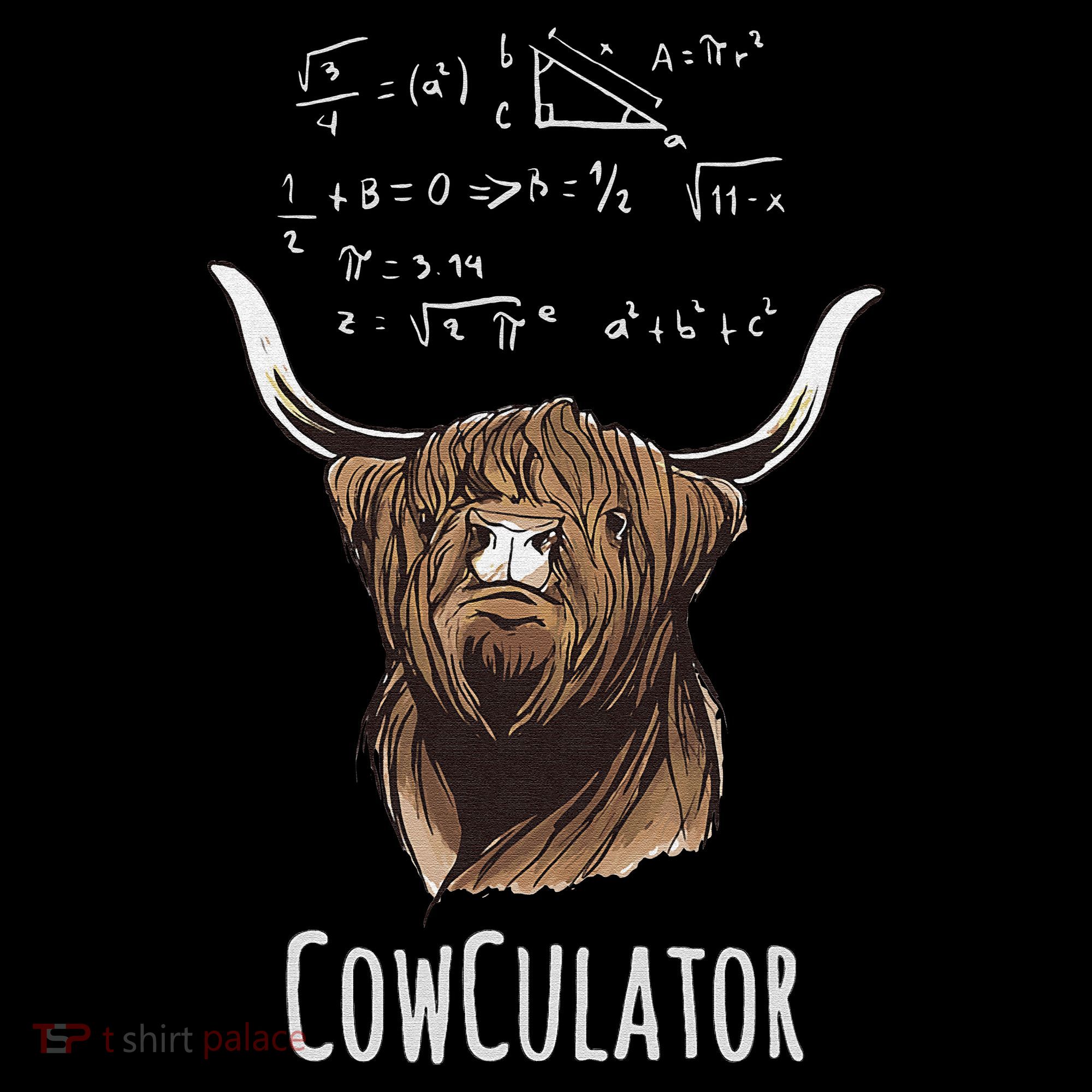 Scottisch Cow Cowculator Scottish Highland Cattle Women's Hoodie
