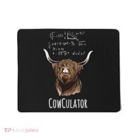 Scottisch Cow Cowculator Scottish Highland Cattle Mousepad thumb 0