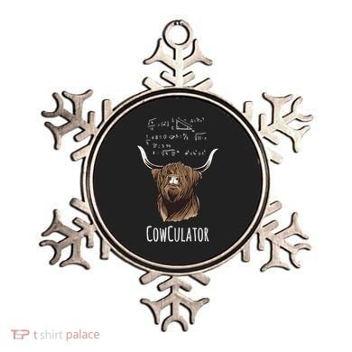 Scottisch Cow Cowculator Scottish Highland Cattle Ornament