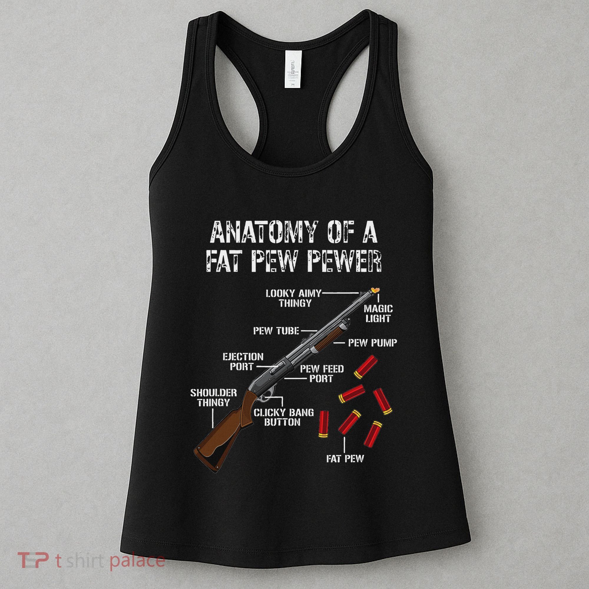 Sporting Clays Clay Target Shooting Trap Shooting Shotgun Women's Tank Top