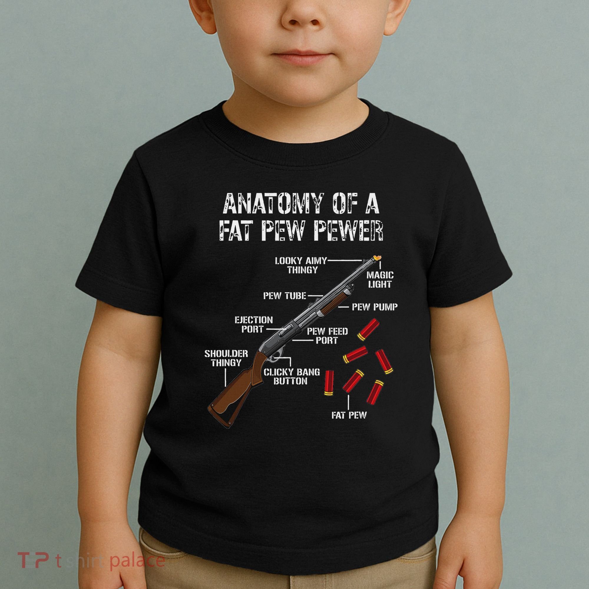 Sporting Clays Clay Target Shooting Trap Shooting Shotgun Toddler T-Shirt