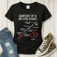 Sporting Clays Clay Target Shooting Trap Shooting Shotgun Women's T-Shirt thumb 3
