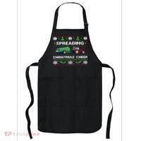 Spreading Christmas Cheer Farm Tractor Farmer Apron thumb 0