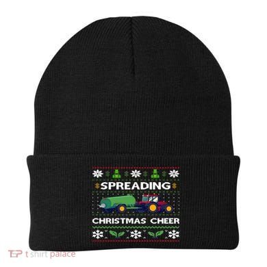 Spreading Christmas Cheer Farm Tractor Farmer Beanie